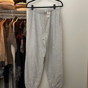 NWT light grey sweatpants